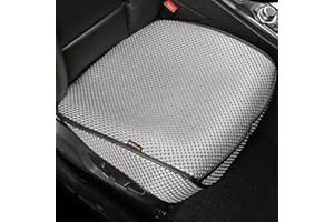 Auto Newer Breathable Universal Four Seasons Car Seat Covers，Luxury Car Seat Cushion ，Protectors for Front Seat Bottoms,Compatible with 95% Vehicles， Fit for Cars Truck SUV Sedan (Grey,1PC)