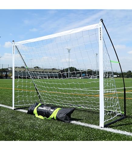 QuickPlay Kickster Elite Soccer Goal Range – Ultra Portable Indoor