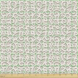 Ambesonne Neutral Color Fabric by The