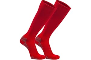 Franklin Sports Youth Baseball + Softball Socks - Red Baseball + Softball Knee Socks for Kids - Boys + Girls Tall Sports Socks - Youth Medium