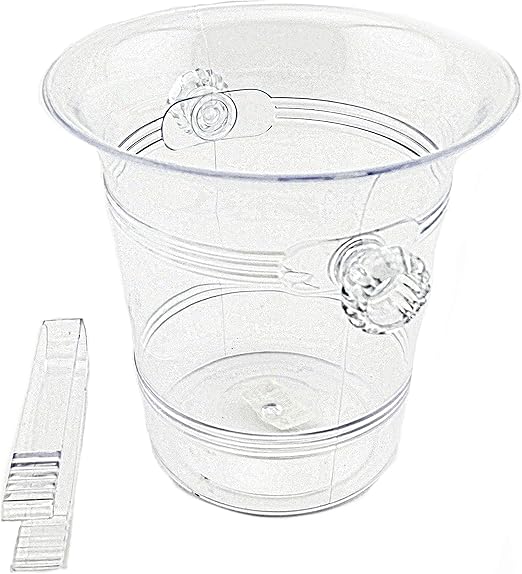 small plastic ice bucket