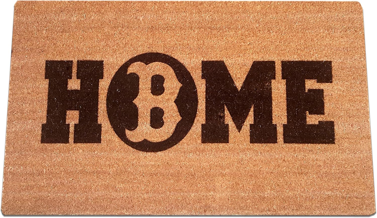 Boston REDSOX Home Laser Engraved Coir Fiber Welcome Doormat 30” x 18”