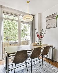 VONLUCE Modern Chandeliers, 18" Drum Chandeliers