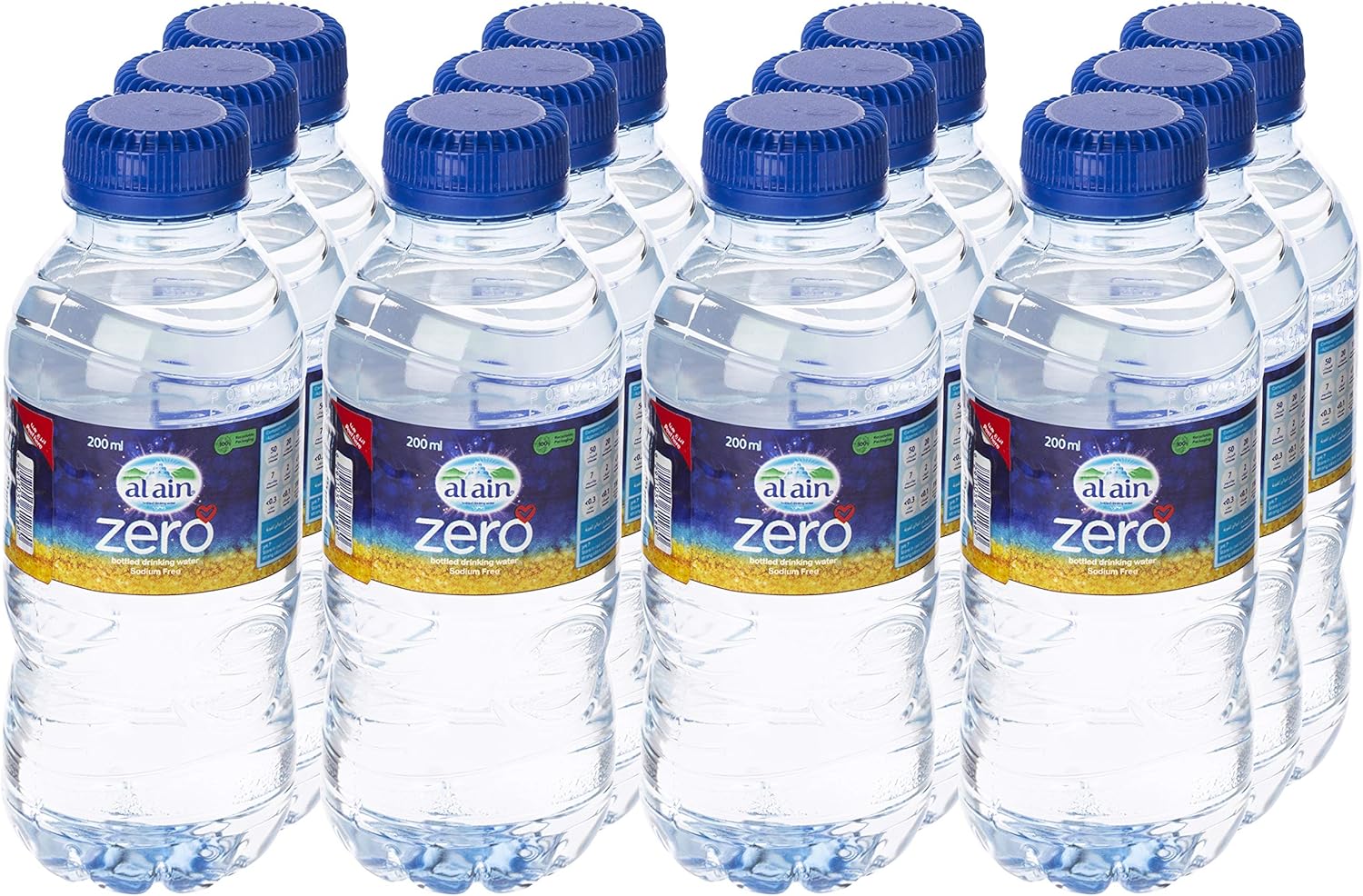 Al Ain Zero, Bottled Drinking Water 200ml (Pack of 12) Buy Online at