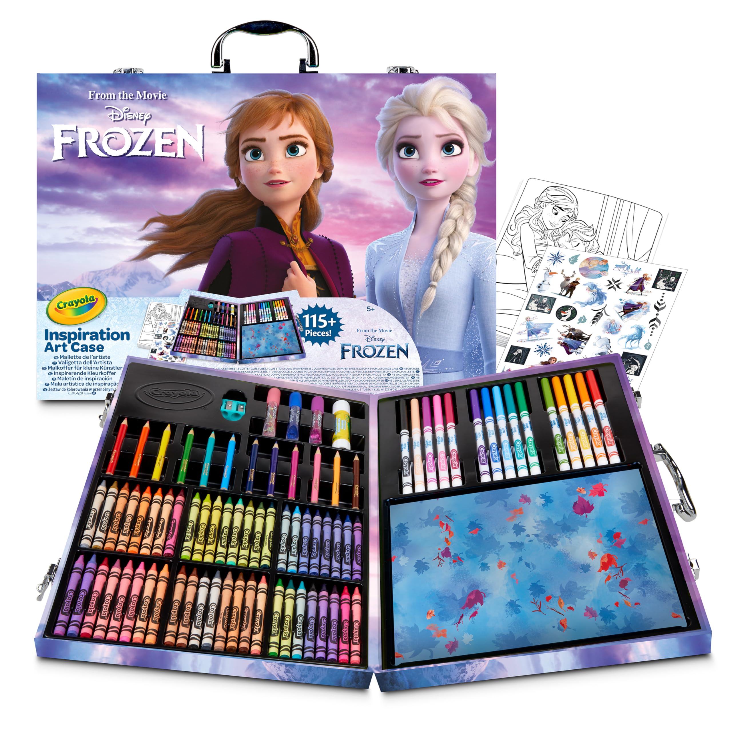CRAYOLA Inspirational Art Case Frozen 2, Multi