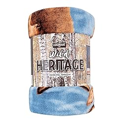 Northwest Cold Snap Oversized Raschel Throw