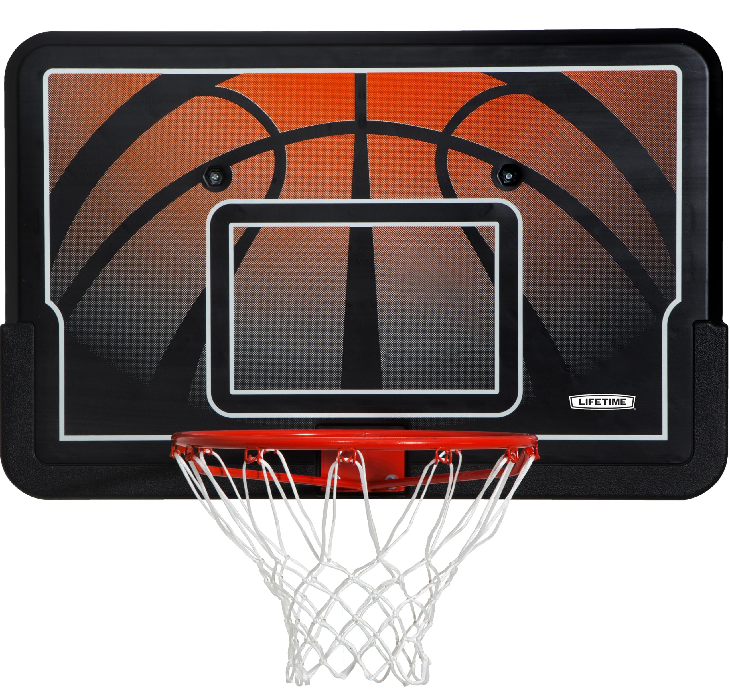Photo 1 of Lifetime 44-Inch Impact Basketball Hoop Backboard and Classic Rim Combo, High-Density Polyethylene, UV-Protected Graphics, All-Weather Net, Mounting Kit Sold Separately