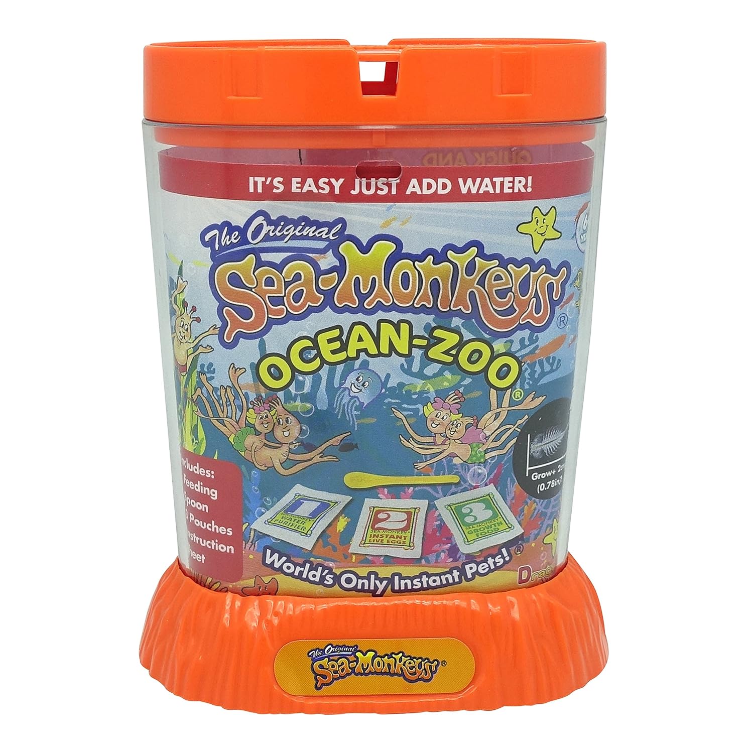 Bandai Sea Monkeys Ocean Zoo Everything Included To Grow Your Own Adorable 3296580804825 Ebay