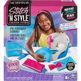 Cool Maker, Exclusive Neon Stitch &lsquo;N Style Fashion Studio, Sews 8 Stylish Projects, Pre-Threaded Sewing Machine Toy, Arts &amp; Crafts Kids Toys for Girls