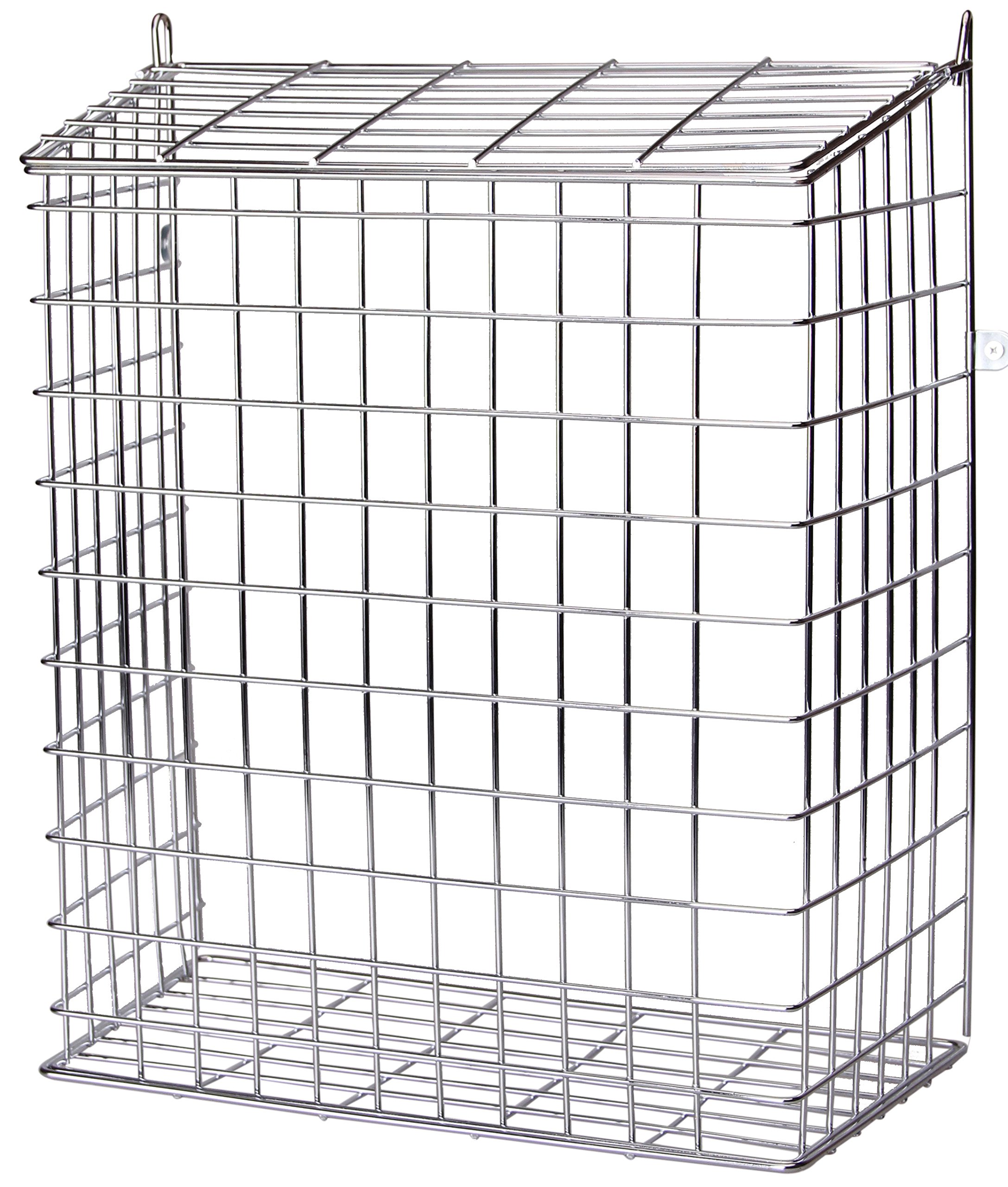 Buckingham 30050 Chrome Front Door Cage, Guard, Basket, Mail Catcher, Post, Letter Box, Plated, Pre-Assembled by Buckingham