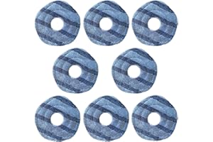 PURE REALM X10 Pro Mop Pads Replacement with Eufy X10 Pro Omni and eufy X9 Pro Robot Vacuum Cleaner for Efficient Floor Cleaning，8 Pck