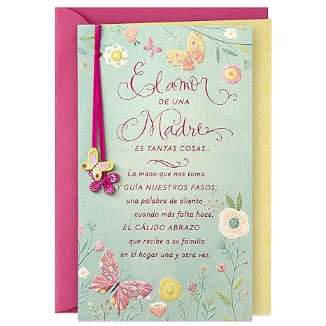 Hallmark Vida Muttertagskarte (Mutterliebe/El Amor De Una Madre)