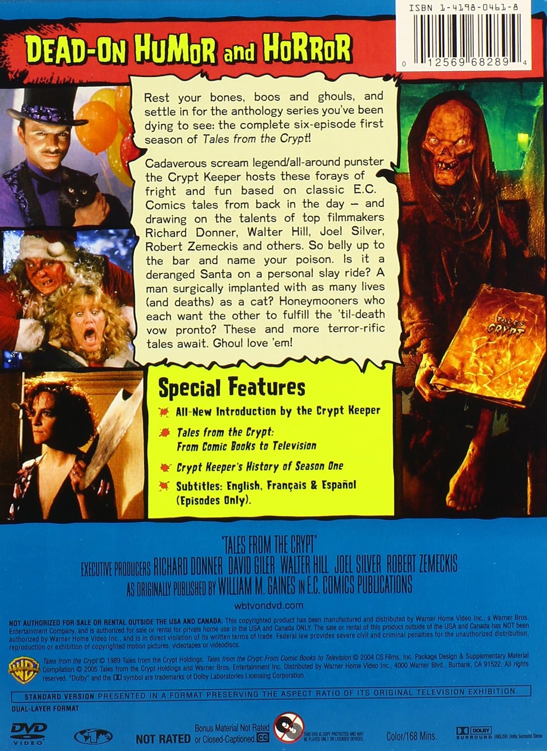 Amazon Com Tales From The Crypt Season 1 William Sadler Joe Pantoliano Lea Thompson Walter Hill Robert Zemeckis Richard Donner Movies Tv