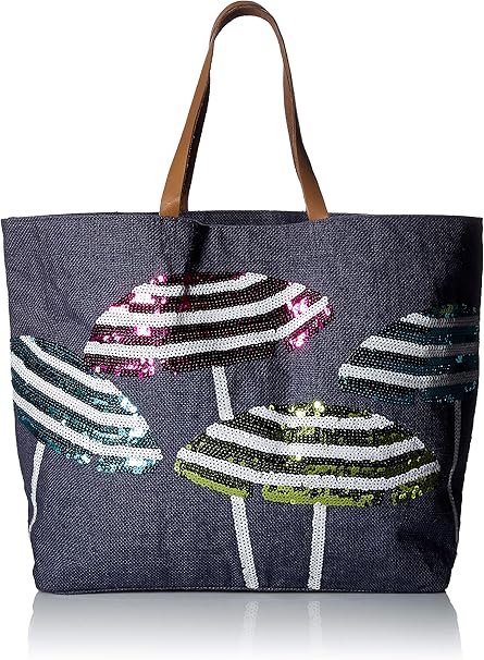 navy sequin bag