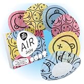 Not Just a Patch Air Freestyle Libre 2 Sensor Covers - 10 Pack, Smiley | Printed Smiley overpatch; waterproof, sweatproof 15-day hold for Freestyle Libre, Dexcom G7, Lingo, Medtronic &amp; Simplera.