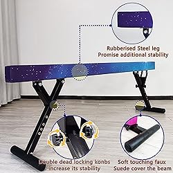 FC FUNCHEER 8FT Adjustable Balance Beam,high and