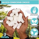 Triplast ECO Packing Peanuts 1 Cubic Ft Corn Starch Biodegradable view 6