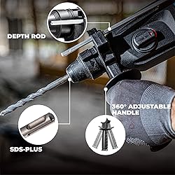 DongCheng 1 Inch SDS-Plus Rotary Hammer Drill with