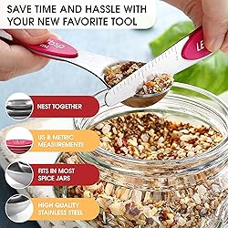 Spring Chef Magnetic Measuring Spoons Set, Dual