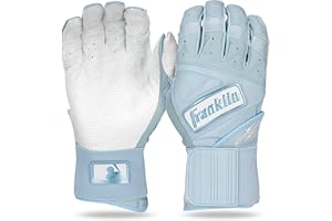 Franklin Sports MLB Batting Gloves - Infinite Powerstrap Baseball + Softball Long Cuff Batting Gloves - Adult + Youth