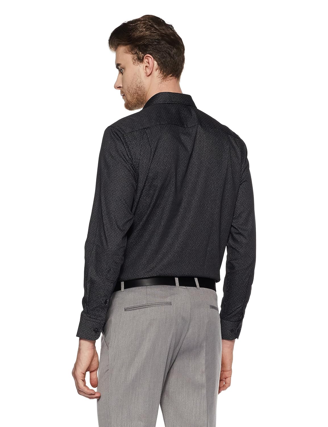 john miller men's printed regular fit cotton dress shirt