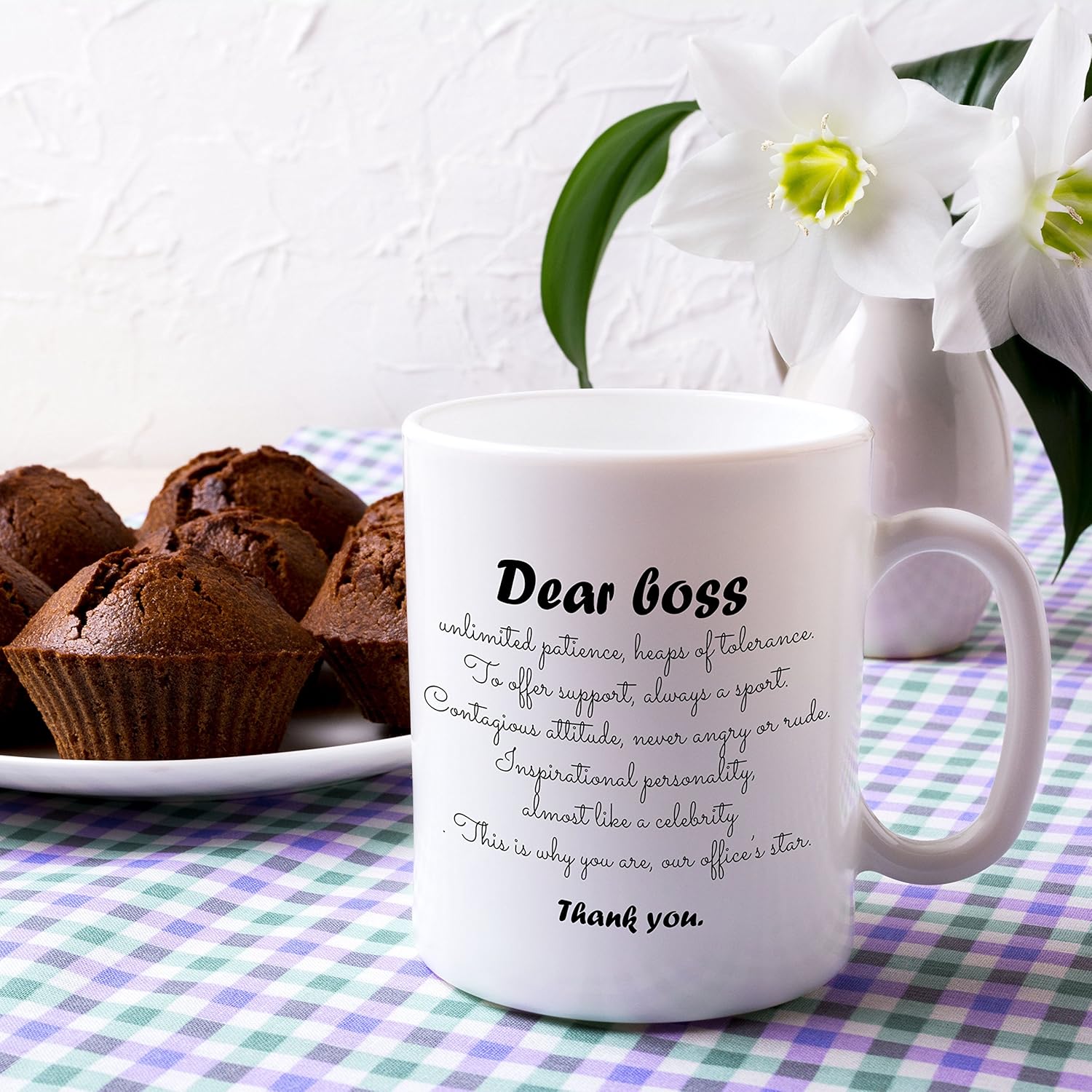 dear boss lady mug