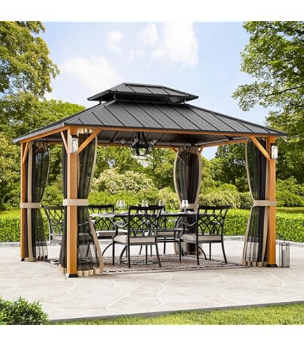 Amazon.com : 16x12 Norwood Gazebo : Patio, Lawn & Garden