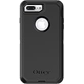 OtterBox iPhone 8 Plus & iPhone 7 Plus (ONLY) Defender Series Case - Black, Rugged & Durable, with Port Protection, Includes 