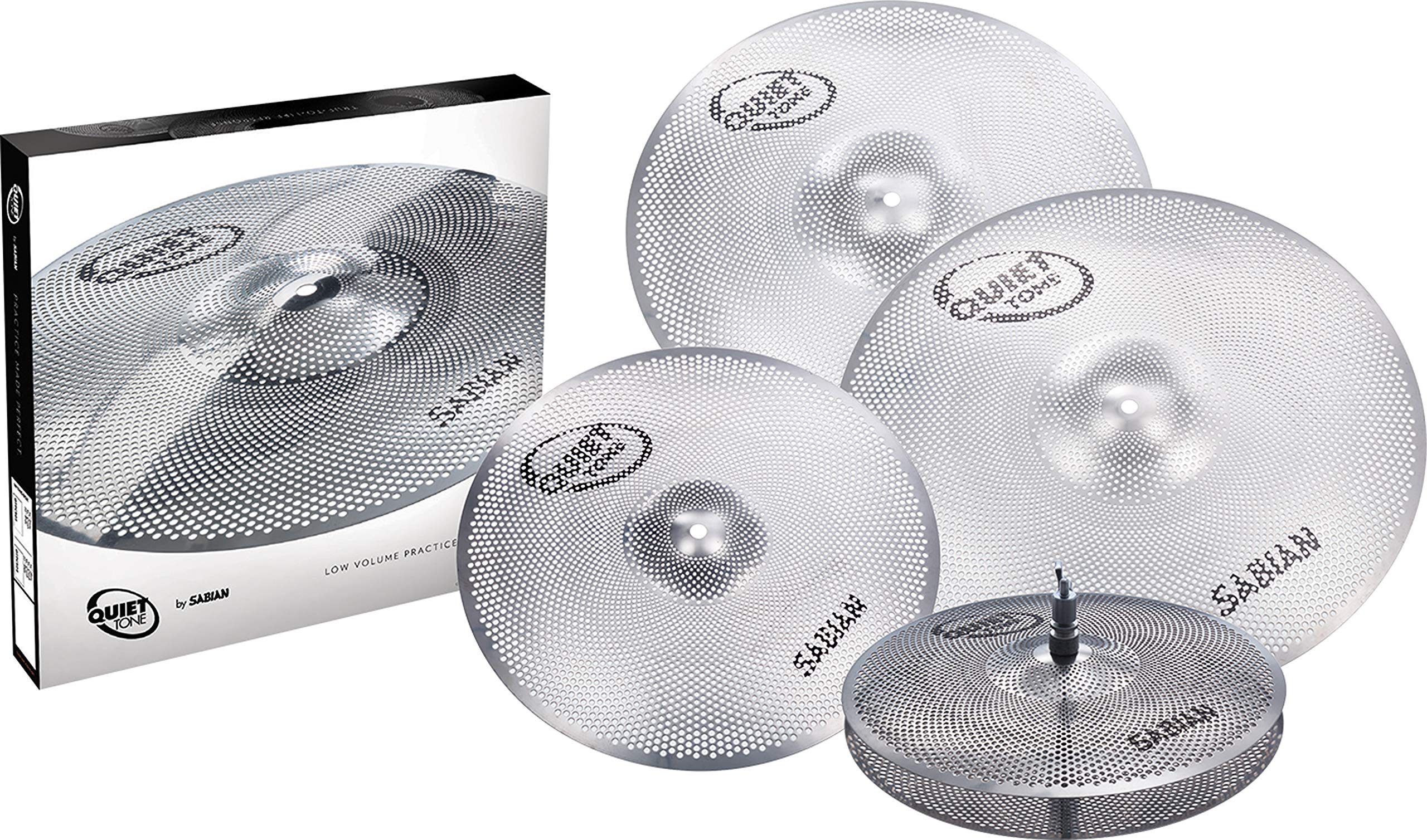 Practice 14. Sabian quiet tone practice cymbals set qtpc503. комплект тарелок для барабанов. тихие тарелки sabian.