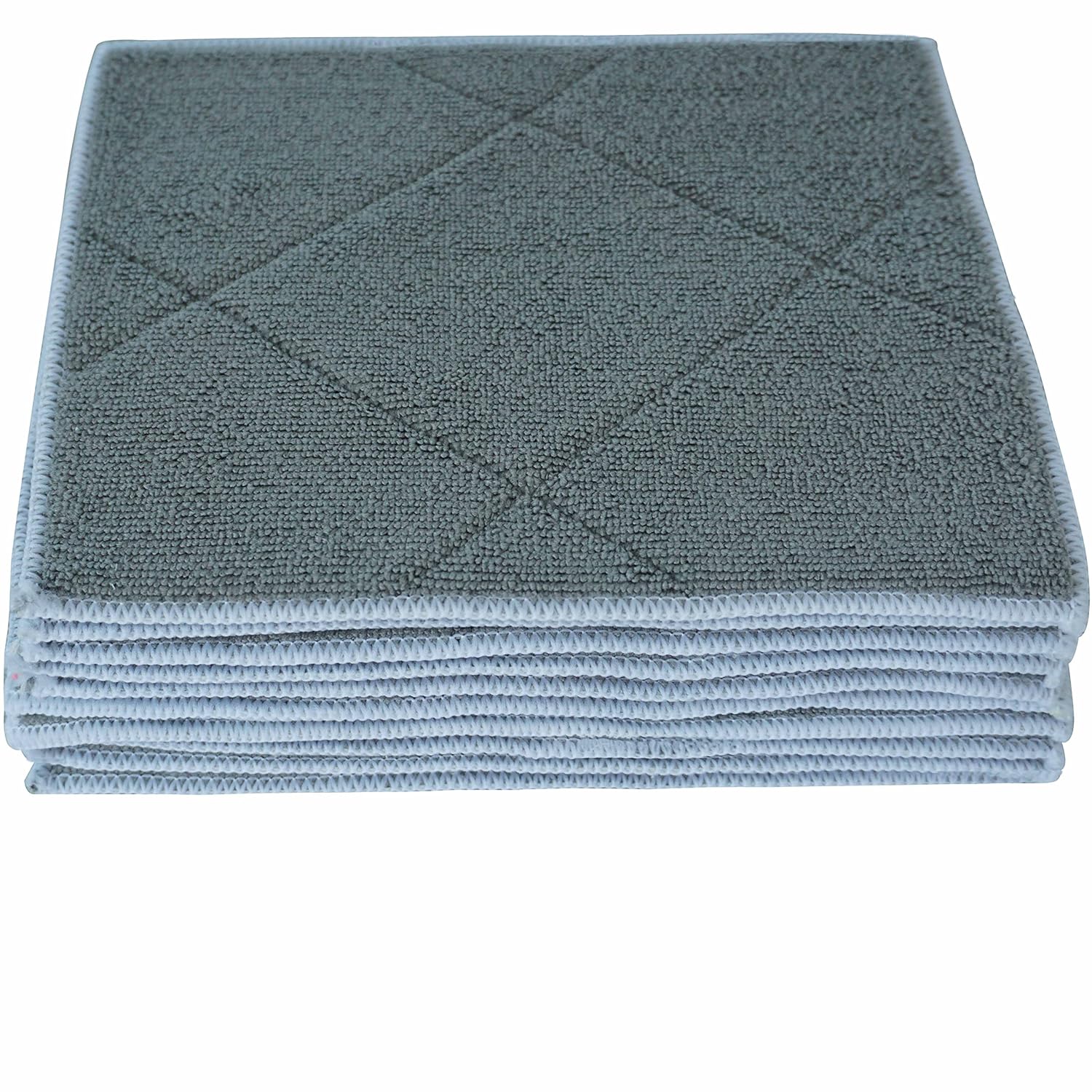 Gryeer Microfibre and Bamboo Kitchen Scouring Pads, Double Sided Sponge