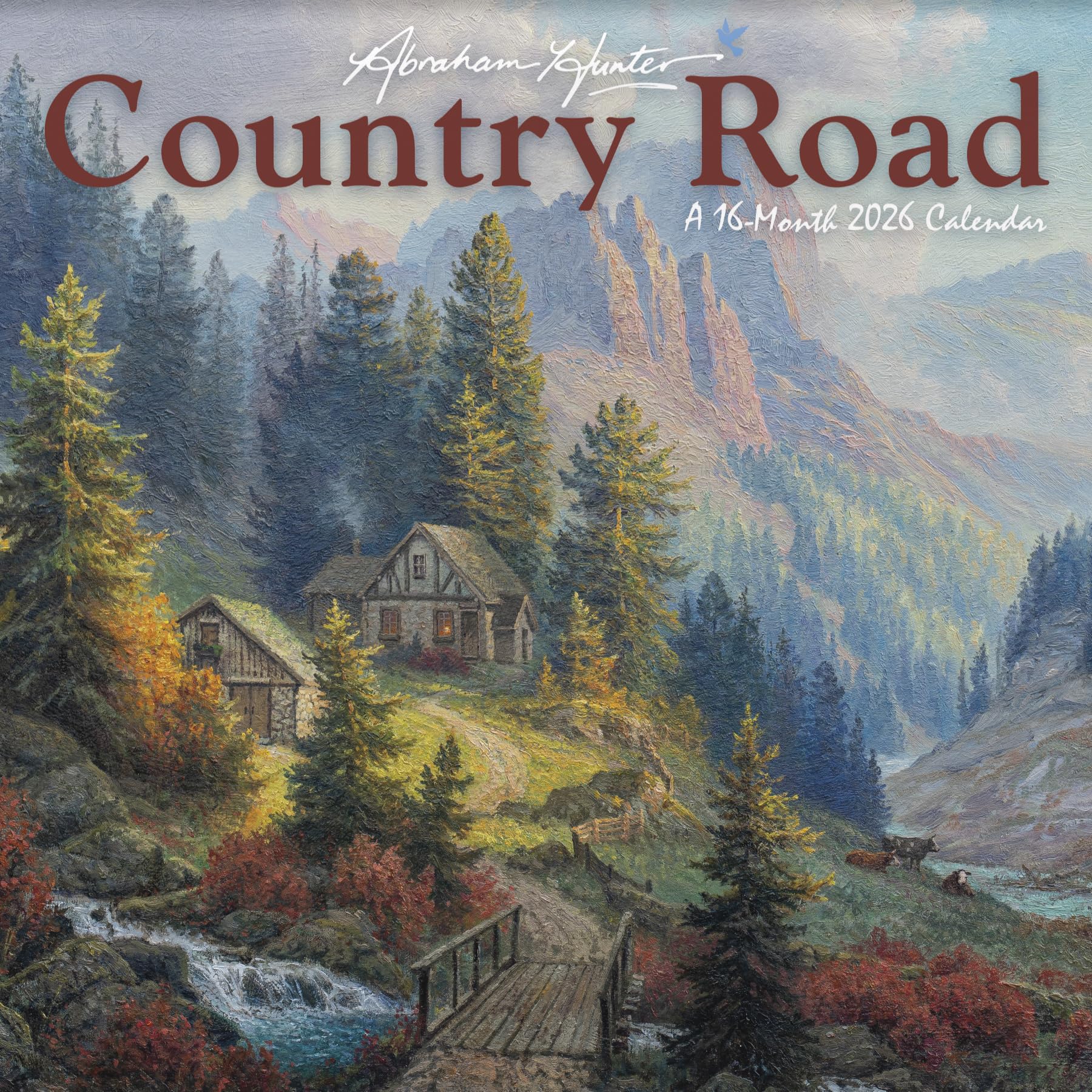 Photo 1 of 2026 Country Road - Abraham Hunter Wall Calendar