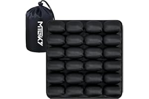 MTGKY Travel Seat Cushion for Airplane,Inflatable Seat Cushion for Stadium Seats,Air Seat Cushions for Long Sit,Office Chair, Wheelchair, Cars, Home Living,Travel Cushion Airplane Seat