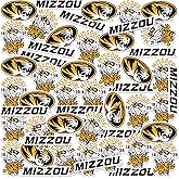 University of Missouri Basketball Sports 50ct Vinyl Large Deluxe Stickers Variety Pack - Laptop, Water Bottle, Scrapbooking, Tablet, Skateboard, Indoor/Outdoor