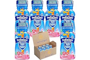 PediaSure Grow and Gain With Immune Support Shake | Balanced Nutrition | Strawberry Flavor It’s Great for Kids Breakfast, in a Lunch Box, and as a Snack! | 8 FL OZ Pack of 6 | Every Order is Elegantly Packaged in a Signature BETRULIGHT Branded Box!