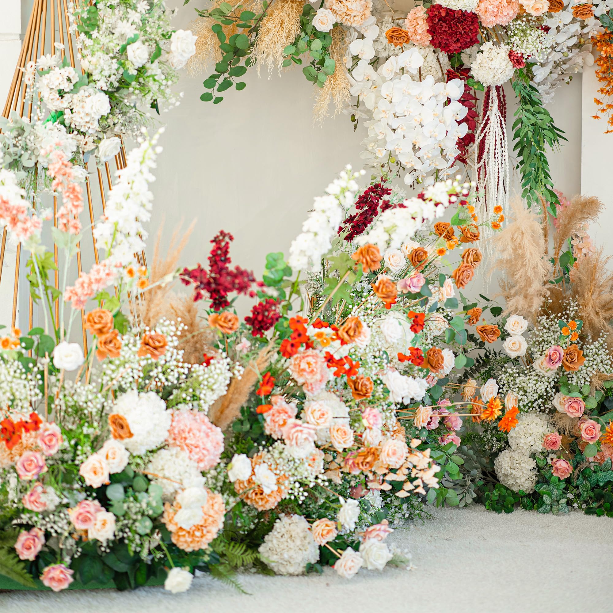 Max Shape 6 Pcs Floral Foam Round Blocks, Large Wet and Dry Green Foam for Artificial and Fresh Flower Arrangement,Flower Foam Blocks for Wedding Party Decorations (9.8 Inch)