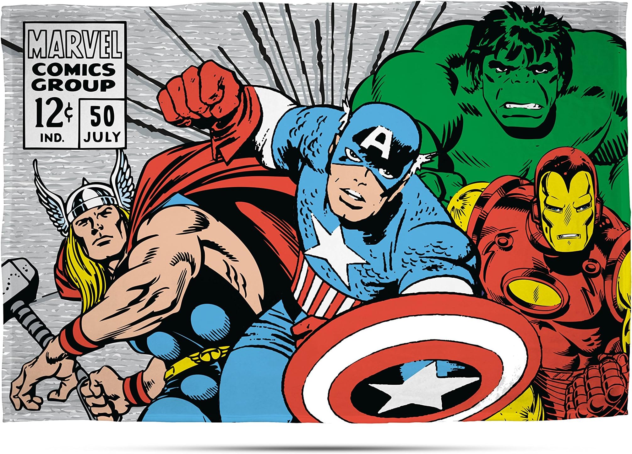 Marvel Comics Retro Fleece Blanket