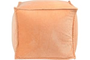 Main + Mesa Square Velvet Pouf