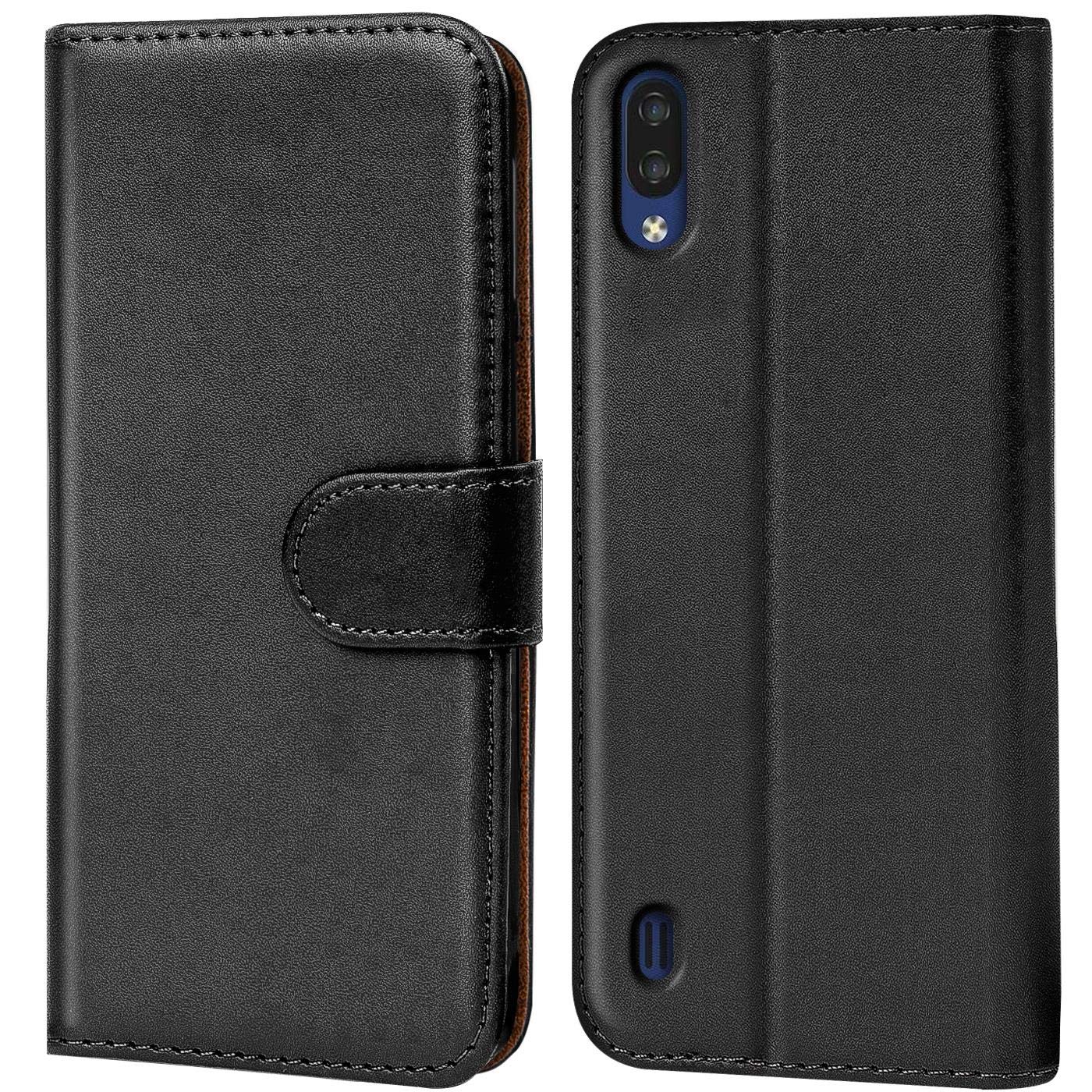 Verco Wallet Case for ZTE Blade A5 2020 Book Cover with Magnetic Closure compatible with ZTE A5 (2020) Flip Case with Card Slots Faux Leather - Black