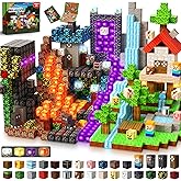 200 PCS Magnetic Blocks with Light Up Blocks - Magnetic Building Blocks, Magnetic Construction Cube Toys, STEM Sensory Learning Toys, Christmas Birthday Gifts for Toddlers Boys and Girls Age 3+