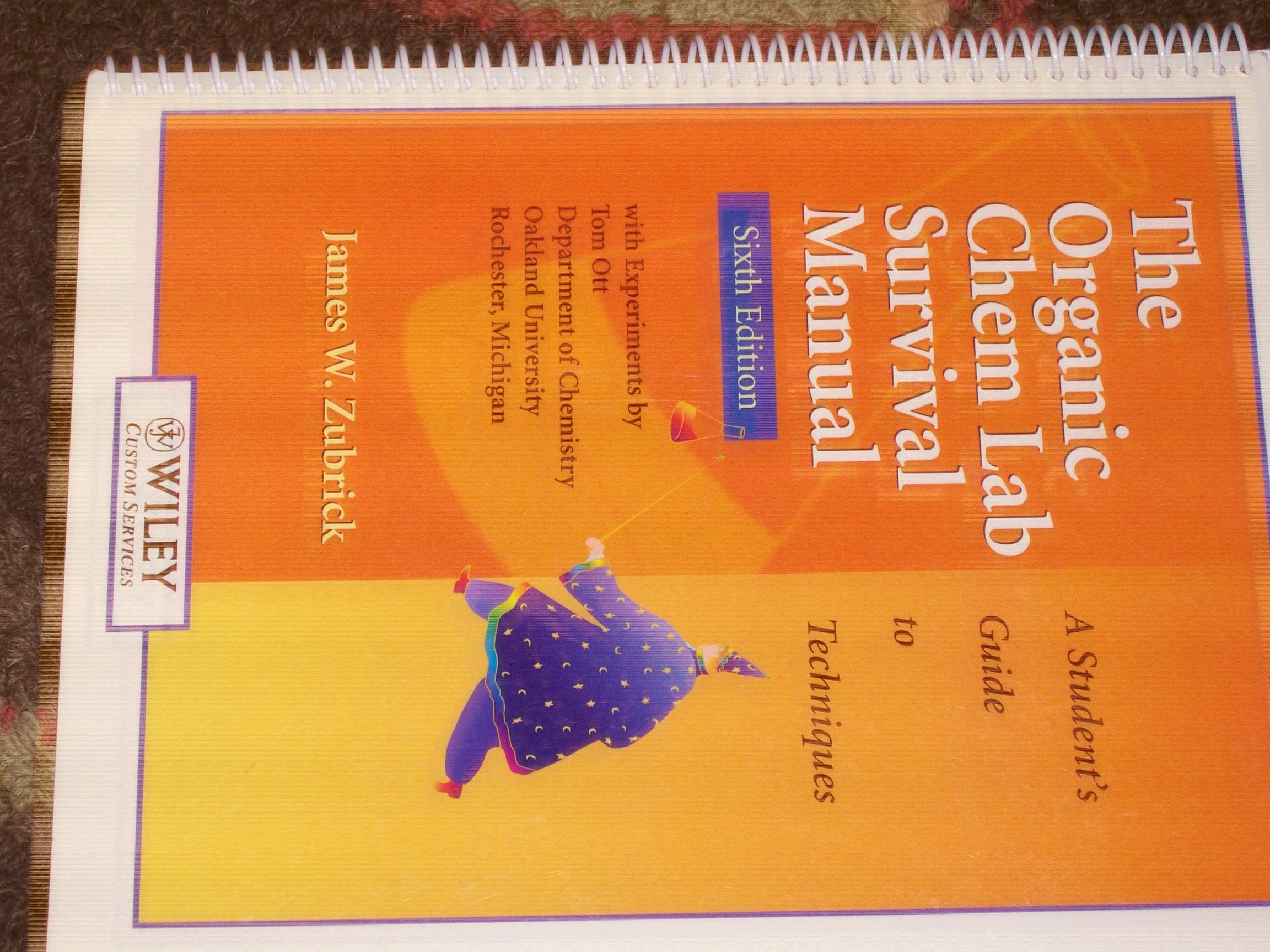 The Organic Chem Lab Survival Manual: A Student's Guide to Techniques, 6e:  9780471686002: Amazon.com: Books