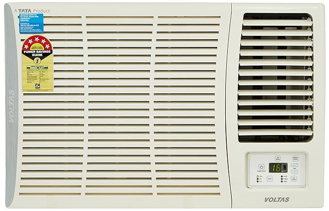 Voltas 1.5 Ton 5 Star Window AC (Copper,185 DZA, White)