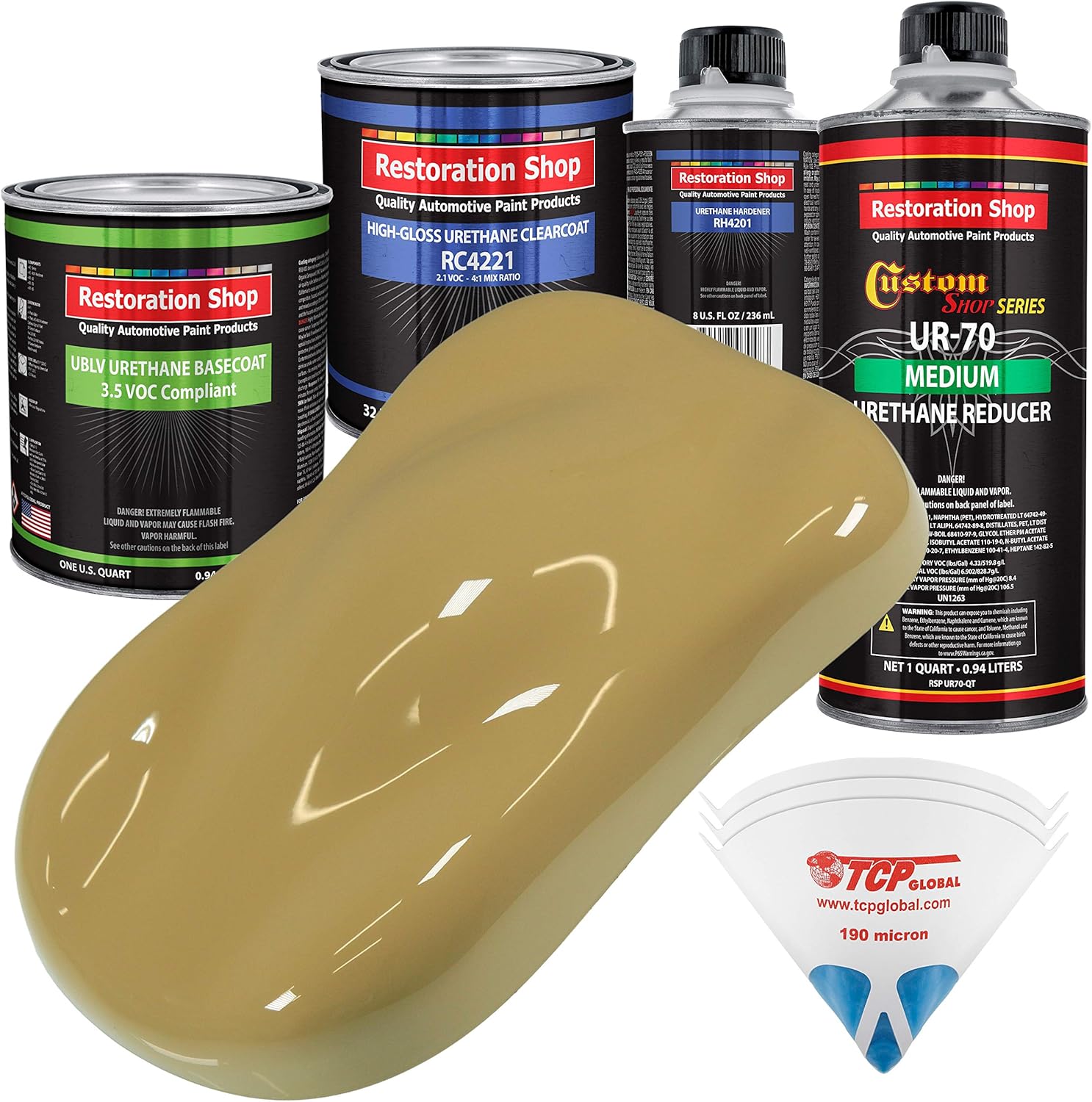 Restoration Shop Buckskin Tan Low VOC Urethane Basecoat