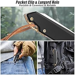 FLISSA 4.5＂ G10 handle folding knife-black, EDC
