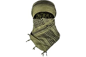 Texas Bushcraft Tactical Shemagh - Authentic Keffiyeh 100% Cotton for your Camping, Hiking and Backpacking Gear