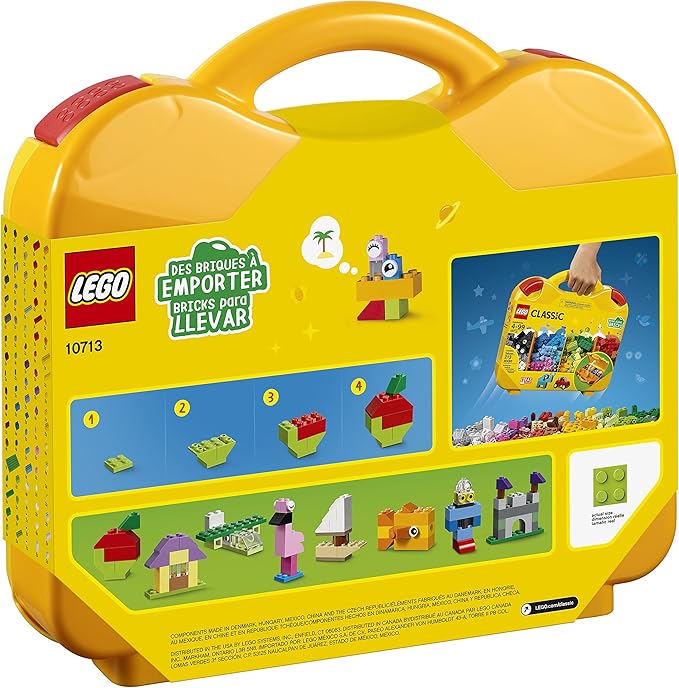 LEGO Kit Creativo clásica Maleta 10713 Edificio (213 Piezas): Amazon.es: Juguetes y juegos