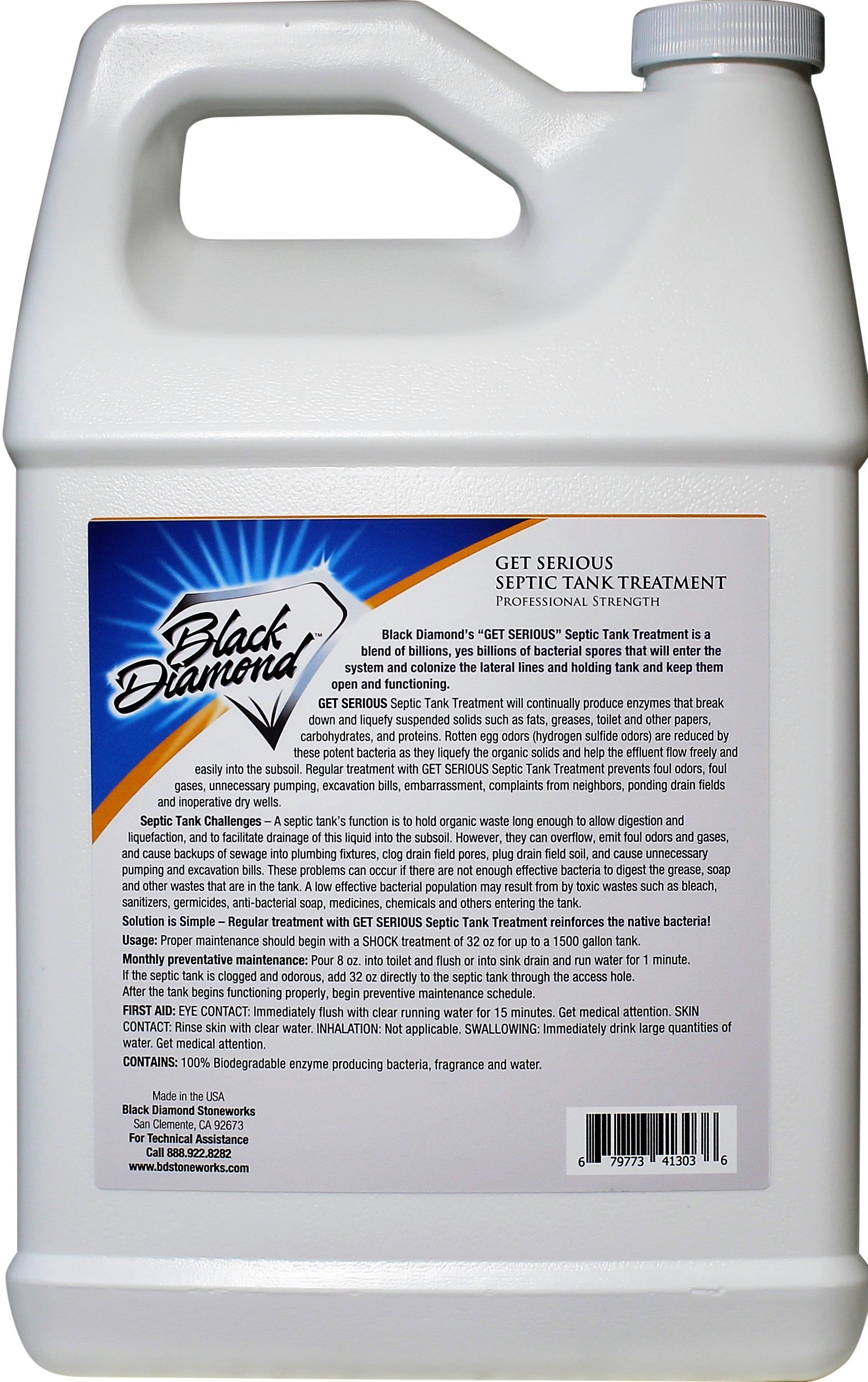 GET SERIOUS Septic Tank Treatment Liquid Natural Enzymes For