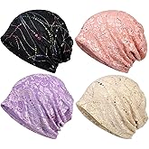 Qunson Women's Baggy Slouchy Beanie Chemo Hat Cap Scarf