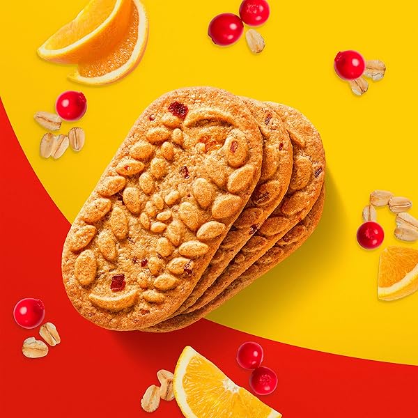 BELVITA CRANBERRY ORANGE BREAKFAST BISCUITS,(5 BISCUITS PER PACK)(PACK OF 5)