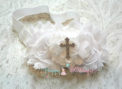 baby baptism headband