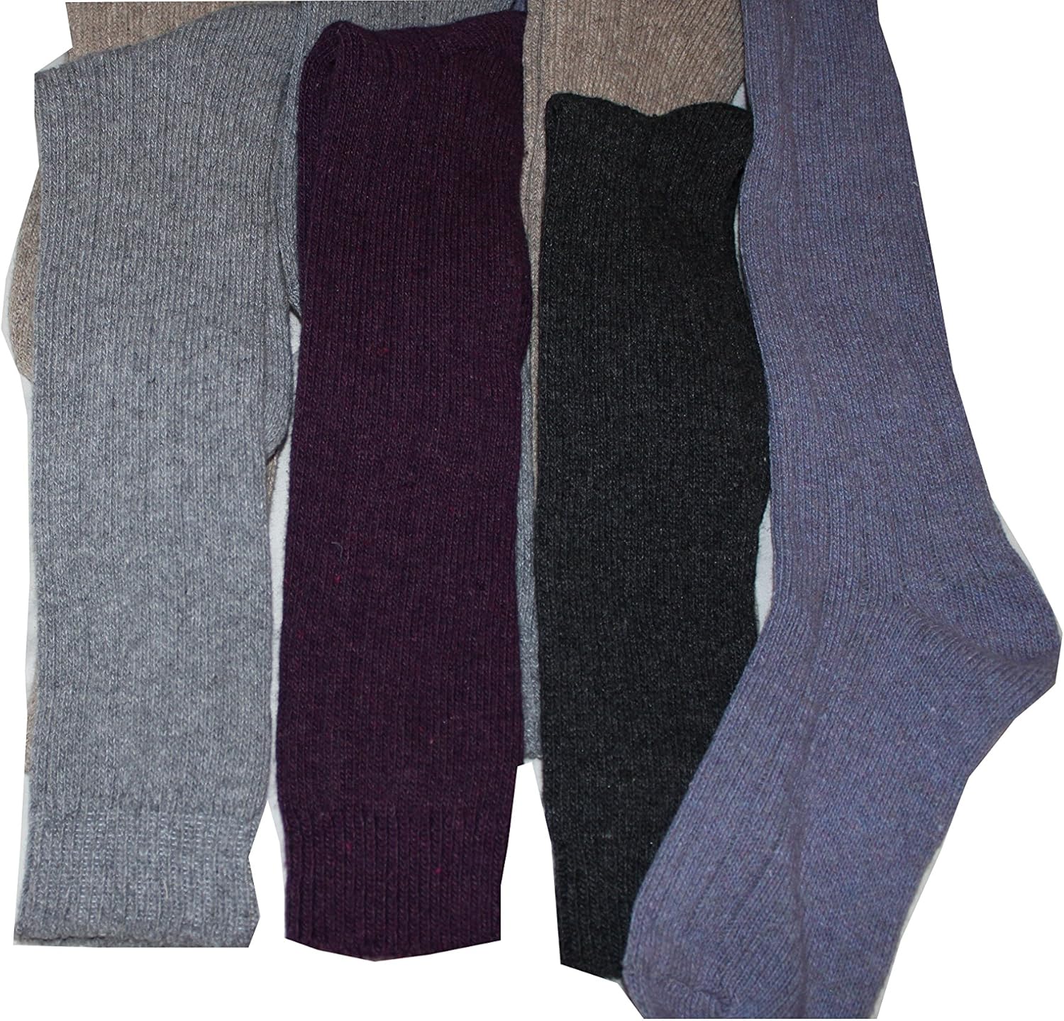 12 Pairs Womens Wool Mix Boot Socks at Amazon Women’s Clothing store